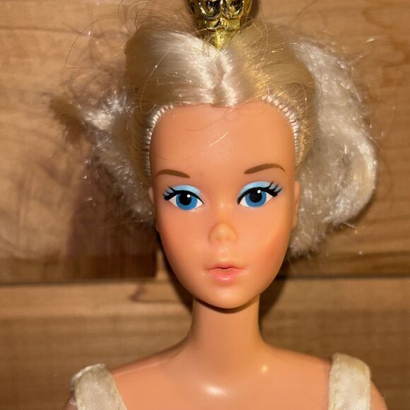 Ballerina Barbie Doll 1966 Mattel Legs Bend Click Arms/Hold Crown Tutu VNTG - Picture 2 of 16